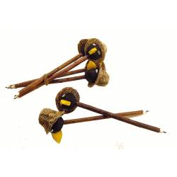 Atado de seis lápices cuervo