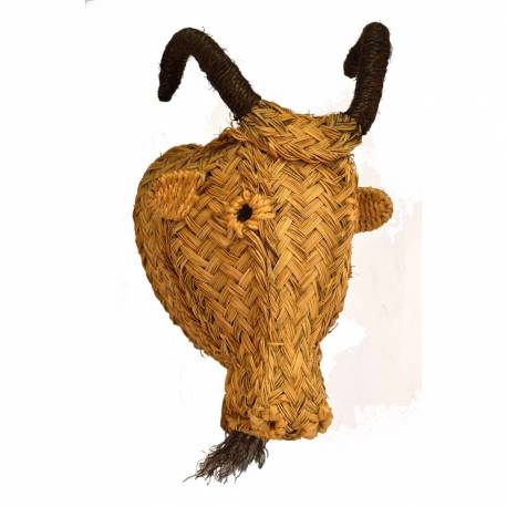 Cabeza de cabra esparto