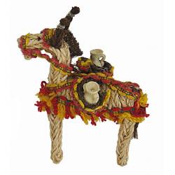 Burro de sisal con cántaros