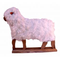 Oveja plana madera y guata