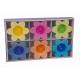 Set de 6 velas flores