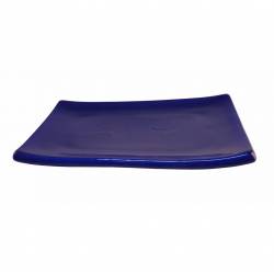 Cenicero cerámica color azul