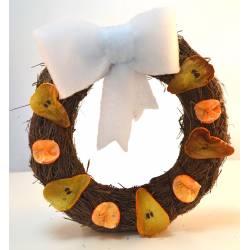 Corona tomillo decorada