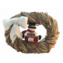 Corona de Navidad decorada