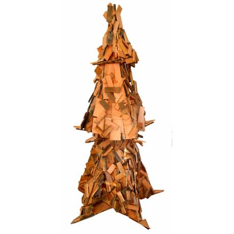 Árbol de madera con luz