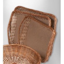 Bandeja rectangular mimbre