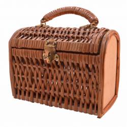 Cesto ferroviario mimbre buff