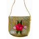Bolso palma bordado