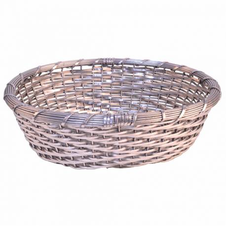 Panera metal plateado