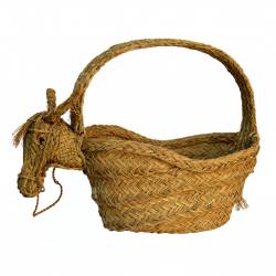 Burro leñera esparto con asa