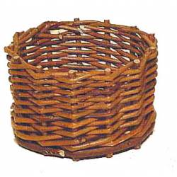 Cesto mimbre rústico
