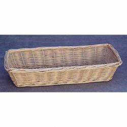 Bandeja mimbre blanco