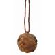 Colgante bola lana marrón