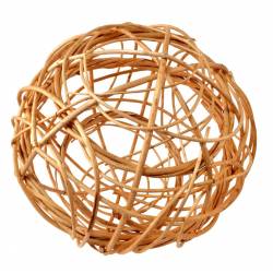 Bola mimbre blanco
